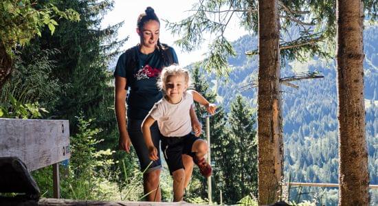 Familienhotel Torghele's Wald + Fluh im Allgäu mit Entspannungswald